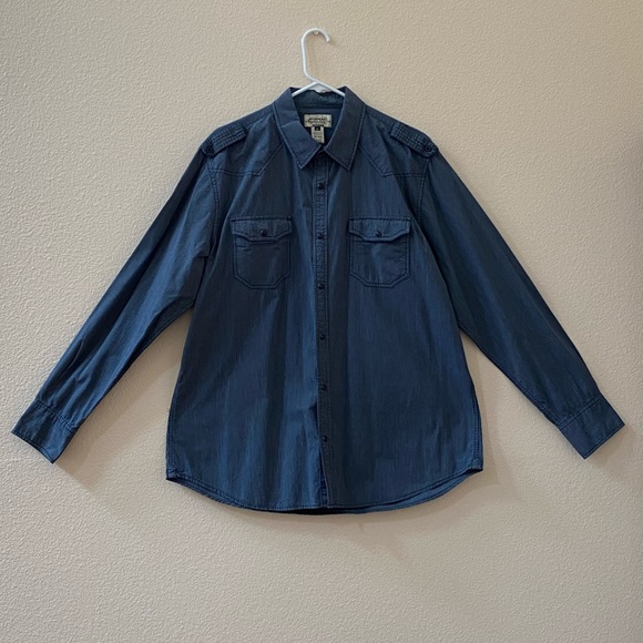 American Rag Other - VINTAGE American Rag Small-Stripe Button-Up